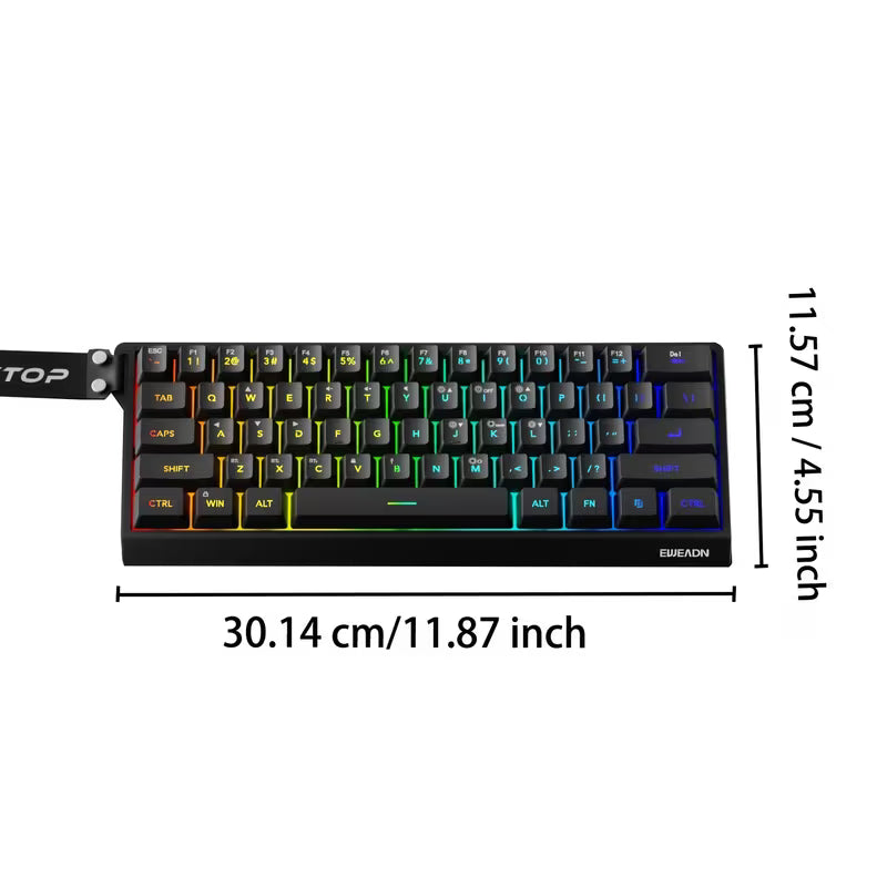 Schwarze Gaming Tastatur