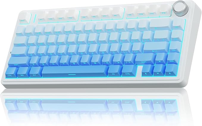 Tastatur Blau Weis